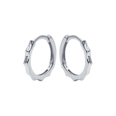 Silver Hoop Earring HO-2415